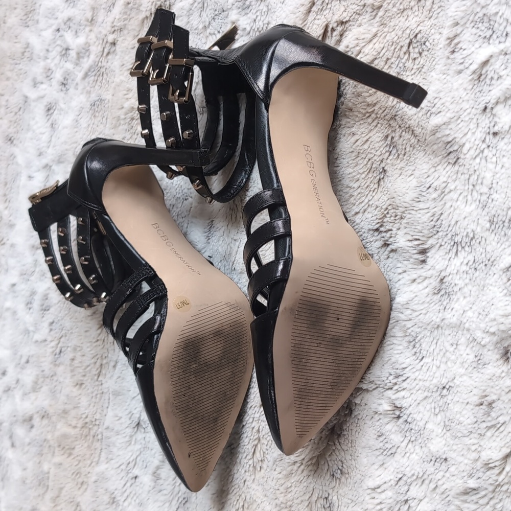 BCBGeneration Clemento Rockstud Caged Stilettos - image 6